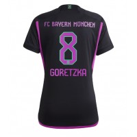 Dres Bayern Munich Leon Goretzka #8 Preč pre Ženy 2023-24 Krátky Rukáv